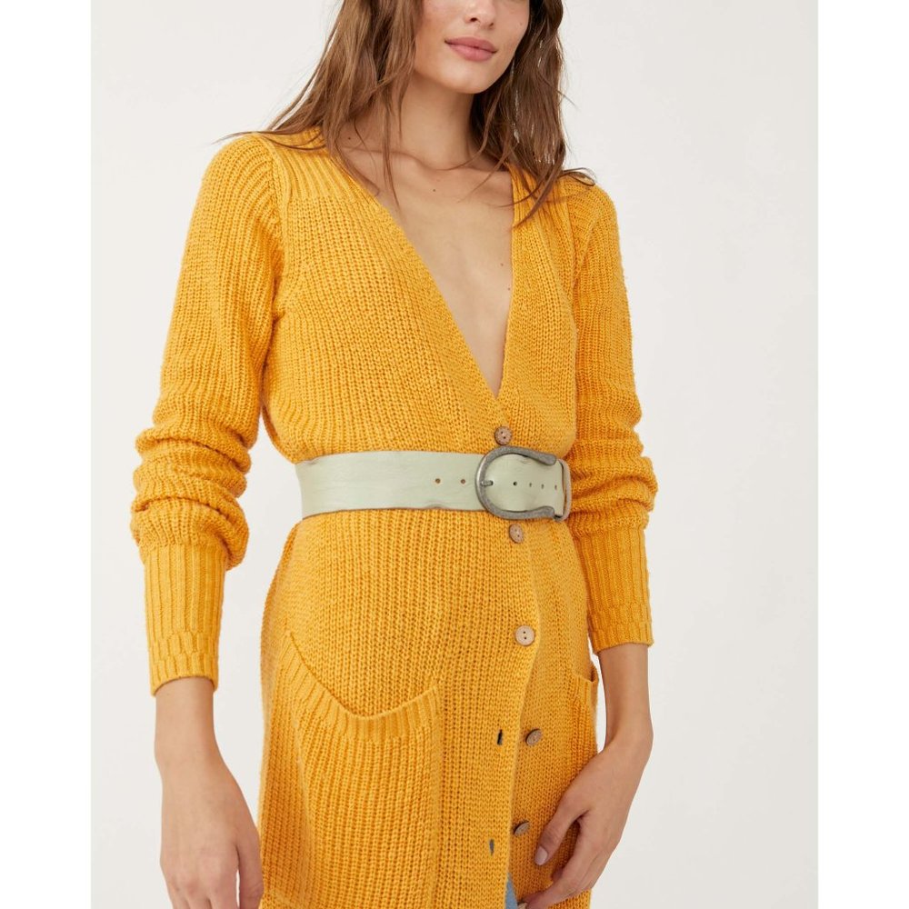 🎉LAST CHANCE🎉 NWT Free People We The Free Rosebery Belt / Sage - Picture 2 of 4